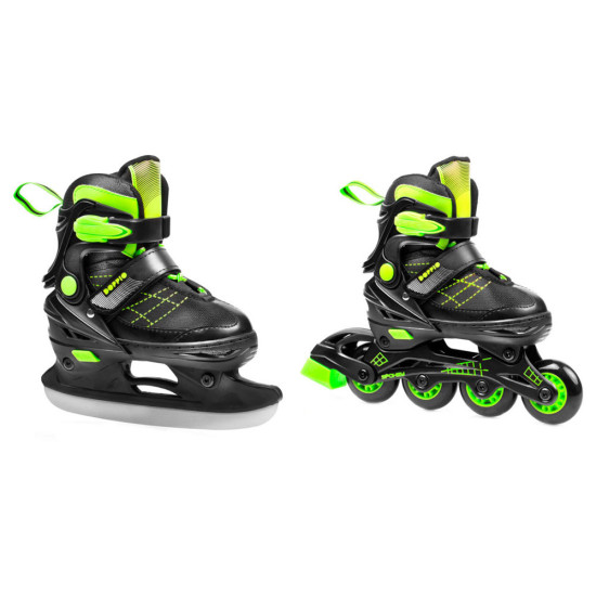 Spokey Doppio Πατίνια παγοπέδιλα rollers 2in1 No.30-33 Spokey Doppio Πατίνια παγοπέδιλα rollers 2in1 No.30-33